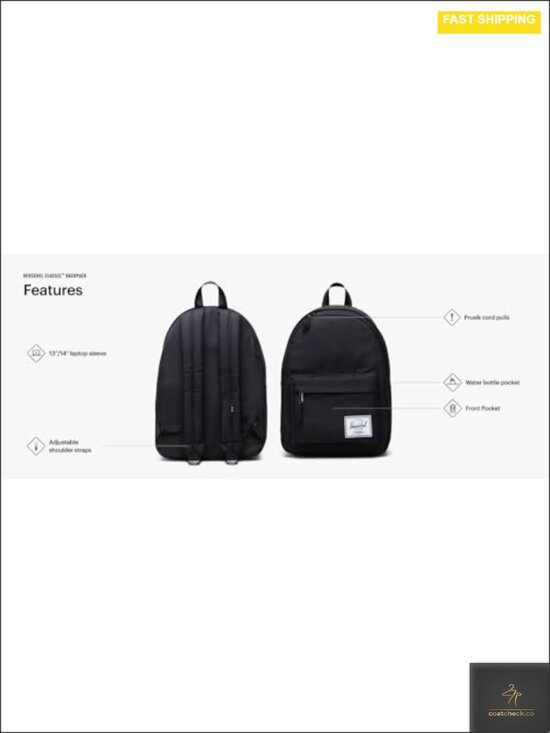 Recycled Polyester Classic Backpack, Laptop Sleeve, Water Bottle Pocket, main image 4